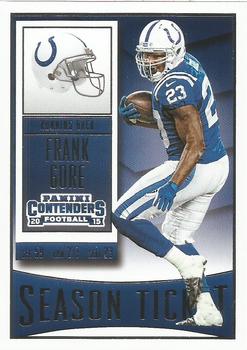 Frank Gore Indianapolis Colts 2015 Panini Contenders NFL #30
